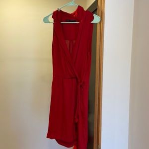 Zara red dress